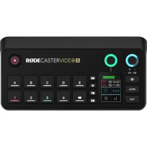 RØDECaster Video S kompaktna konzola za video i audio produkciju sa HDMI ulazima, touchscreen kontrolama i studijskim preampovima, pogodna za podcasting, streaming i studijski rad. Prodaja Artist d.o.o. Banja Luka, Sarajevo.