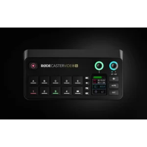 RØDECaster Video S kompaktna konzola za video i audio produkciju sa HDMI ulazima, touchscreen kontrolama i studijskim preampovima, pogodna za podcasting, streaming i studijski rad. Prodaja Artist d.o.o. Banja Luka, Sarajevo.
