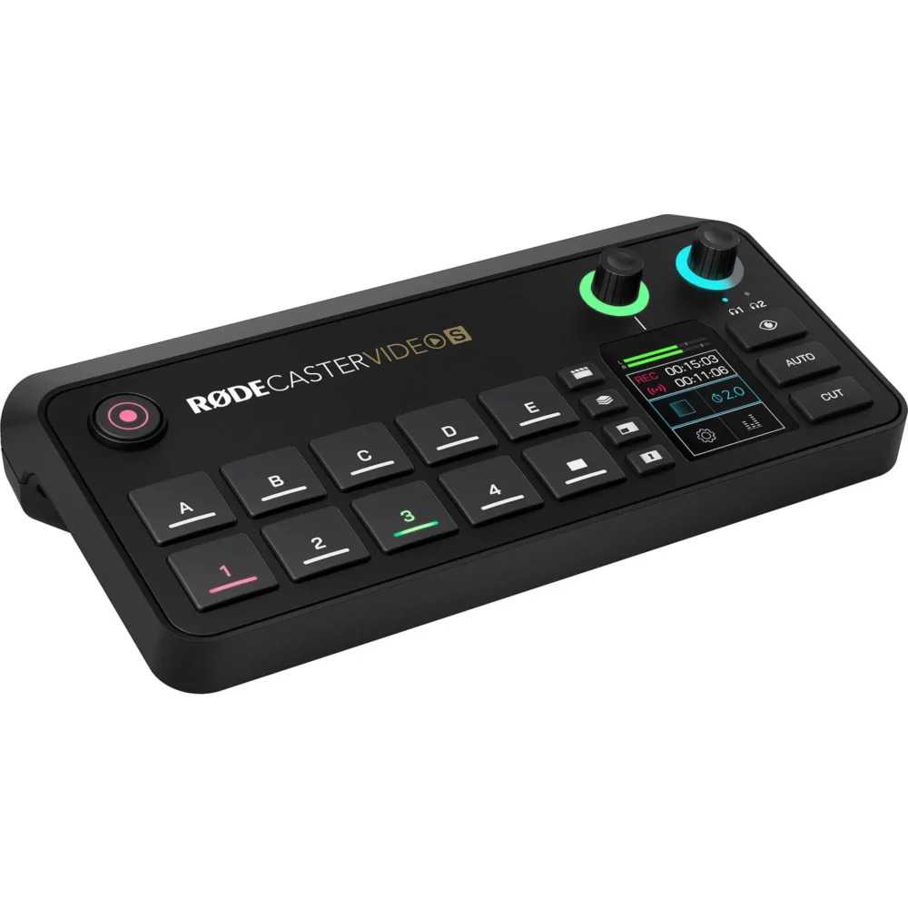 RØDECaster Video S kompaktna konzola za video i audio produkciju sa HDMI ulazima, touchscreen kontrolama i studijskim preampovima, pogodna za podcasting, streaming i studijski rad. Prodaja Artist d.o.o. Banja Luka, Sarajevo.
