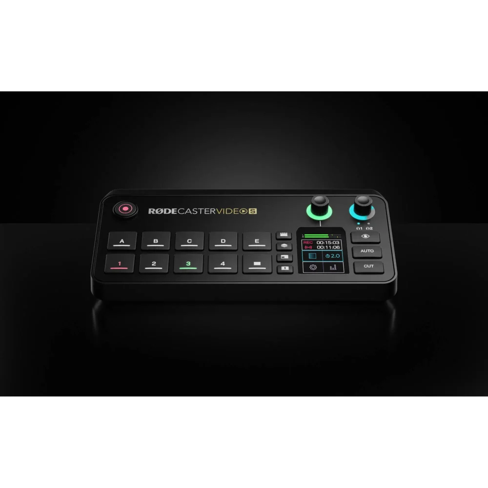 RØDECaster Video S kompaktna konzola za video i audio produkciju sa HDMI ulazima, touchscreen kontrolama i studijskim preampovima, pogodna za podcasting, streaming i studijski rad. Prodaja Artist d.o.o. Banja Luka, Sarajevo.