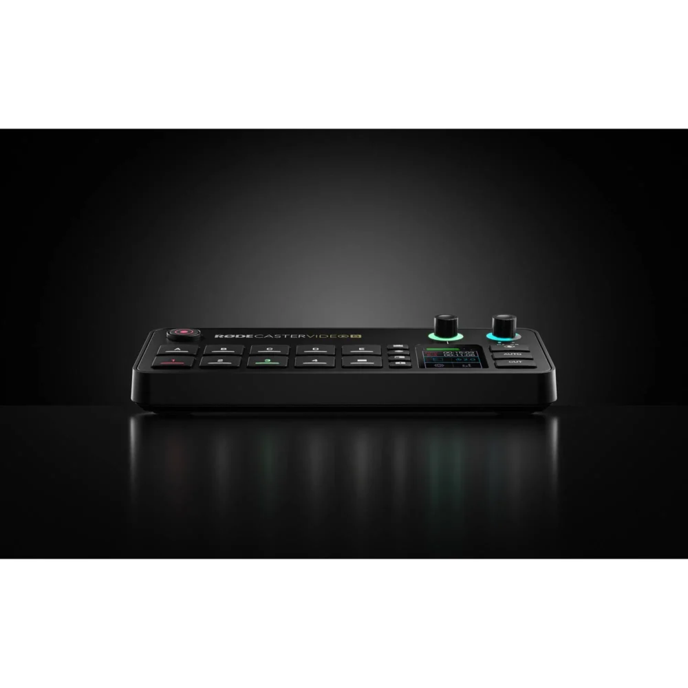 RØDECaster Video S kompaktna konzola za video i audio produkciju sa HDMI ulazima, touchscreen kontrolama i studijskim preampovima, pogodna za podcasting, streaming i studijski rad. Prodaja Artist d.o.o. Banja Luka, Sarajevo.