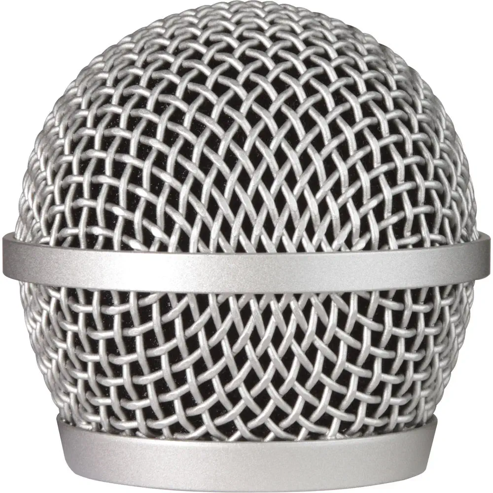 Shure RPMP48G Replacement Grille zamjenska kapa za PGA48 vokalni mikrofon, fabrička čelična mrežica, srebrna. Prodaja Artist d.o.o. Banja Luka, Sarajevo.