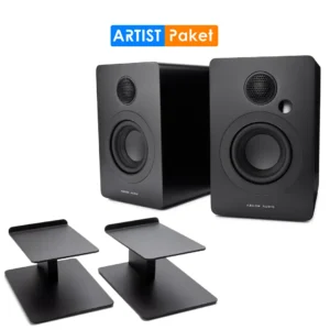 Argon Audio STUDIE 3 Black aktivni desktop zvučnici sa desktop stalkom (par)