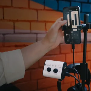 Blackstar Polar Go USB-C audio interfejs, prenosni interfejs sa mikrofonom, Polar Go ProCapture stereo mikrofon, XLR ulaz za mobilno snimanje, Blackstar audio interfejs baterija