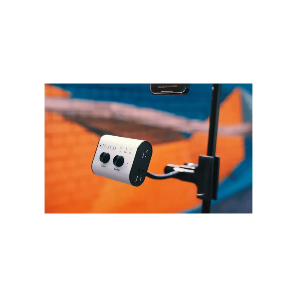 Blackstar Polar Go USB-C audio interfejs, prenosni interfejs sa mikrofonom, Polar Go ProCapture stereo mikrofon, XLR ulaz za mobilno snimanje, Blackstar audio interfejs baterija