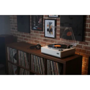 Eltax Spinster gramofon, all-in-one Bluetooth gramofon, Audio-Technica AT3600L, gramofon sa ugrađenim zvučnicima, Eltax Belt Drive.