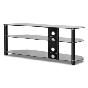 Meuble Ateca Simply 1400, TV stalak 60 inča, Stalak za TV 140 cm, Crni čelični TV stalak, Ateca Simply TV namještaj. Prodaja u Artist d.o.o. prodavnicama Banja Luka, Sarajevo.