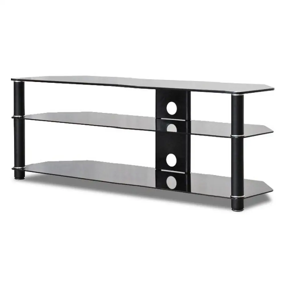 Meuble Ateca Simply 1400, TV stalak 60 inča, Stalak za TV 140 cm, Crni čelični TV stalak, Ateca Simply TV namještaj. Prodaja u Artist d.o.o. prodavnicama Banja Luka, Sarajevo.