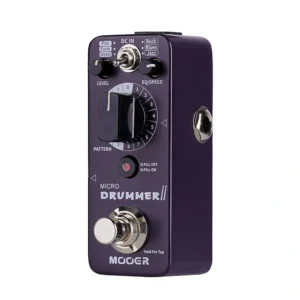 Mooer Micro Drummer II je izuzetno kompaktna i svestrana ritam mašina sa 48 ritmova, savršena za vježbanje, jamming ili kao kreativni alat u pedalboardu. Prodaja u Artist d.o.o. prodavnicama Banja Luka, Sarajevo.