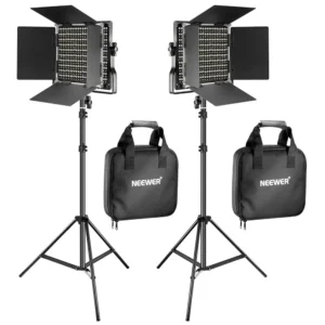Neewer NL660, LED video svjetlo, studijska rasvjeta, komplet rasvjete, bi-color LED, rasvjeta za fotografiju, metalni LED panel, rasvjeta sa stalcima. Prodaja u Artist d.o.o. prodavnicama Banja Luka, Sarajevo