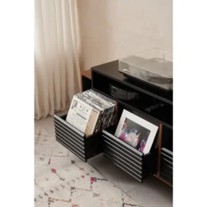 Norstone OSLO 1200, ormarić za vinil, Norstone namještaj za gramofon, stalak za 160 ploča, Oslo 120 cm.