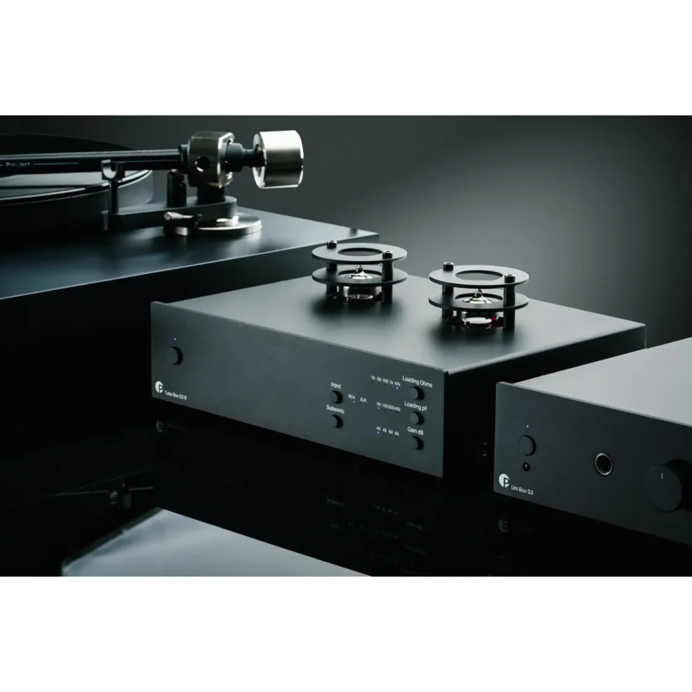 Pro-Ject Tube Box S3 B cijevno predpojačalo, balansirani fono stejdž, Tube Box S3 B MM/MC, XLR fono predpojačalo, Pro-Ject ECC83 predpojačalo, Dual mono Tube Box