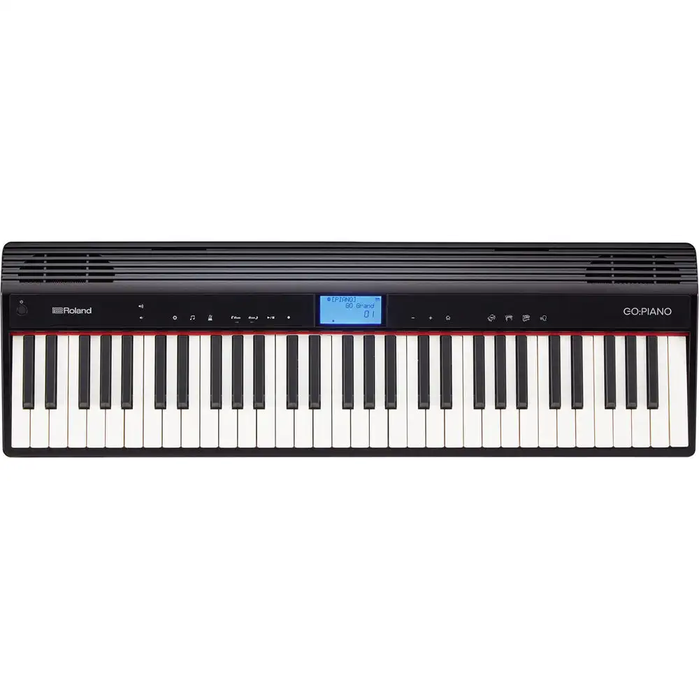 ROLAND GO:PIANO nudi sjajan balans između autentičnog osjećaja tipki i prenosivosti, idealan za početnike i muzičare u pokretu. Prodaja u Artist d.o.o. prodavnicama Banja Luka, Sarajevo.