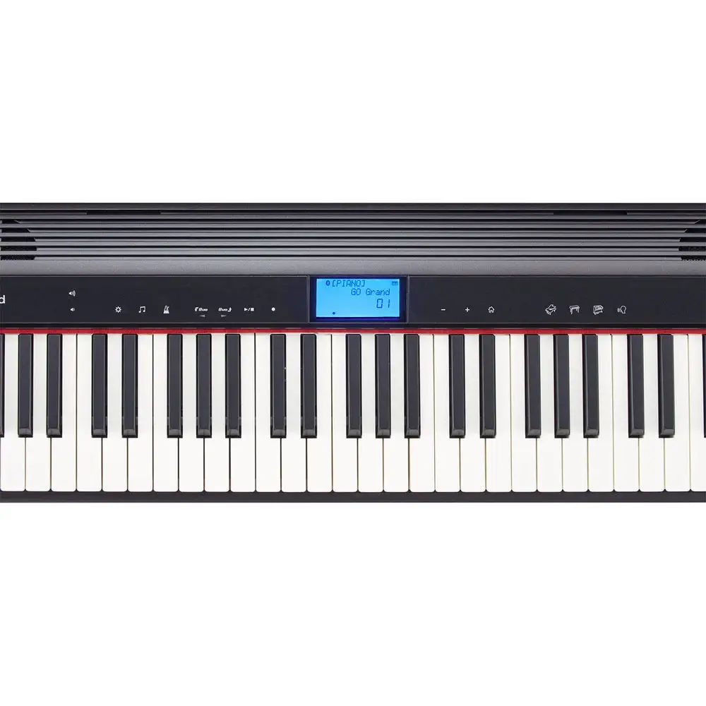 ROLAND GO:PIANO nudi sjajan balans između autentičnog osjećaja tipki i prenosivosti, idealan za početnike i muzičare u pokretu. Prodaja u Artist d.o.o. prodavnicama Banja Luka, Sarajevo.