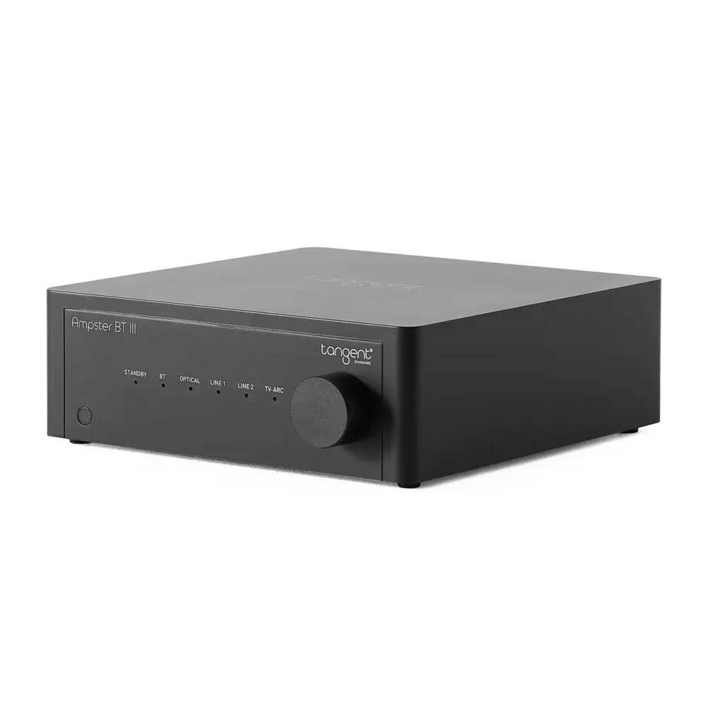 Tangent Ampster BT III je svestrano i snažno pojačalo koje efikasno objedinjuje sve vaše audio izvore u kompaktan i elegantan sistem.