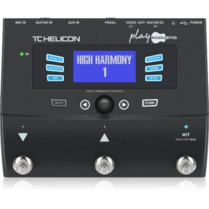 TC-Helicon Play Acoustic, vokalni procesor, procesor za akustičnu gitaru, looper pedala, BodyRez efekat, gitarski efekti, harmonizer za vokal, TC Helicon pedale. Prodaja u Artist d.o.o. prodavnicama Banja Luka, Sarajevo.