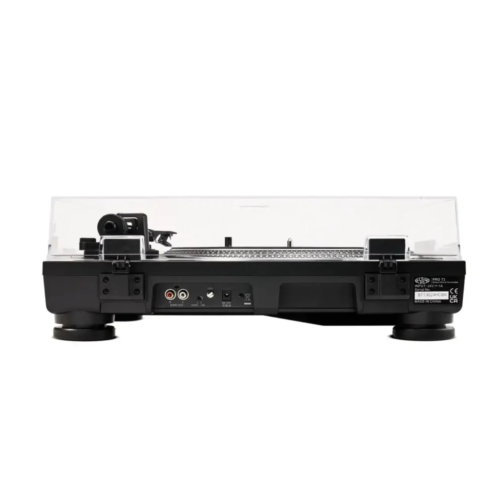 Vestlyd PRO T1 DJ gramofon, direktni pogon DJ deck, Ortofon OM Pro S, gramofon za miksanje, Vestlyd Line level izlaz, S-ruka gramofon
