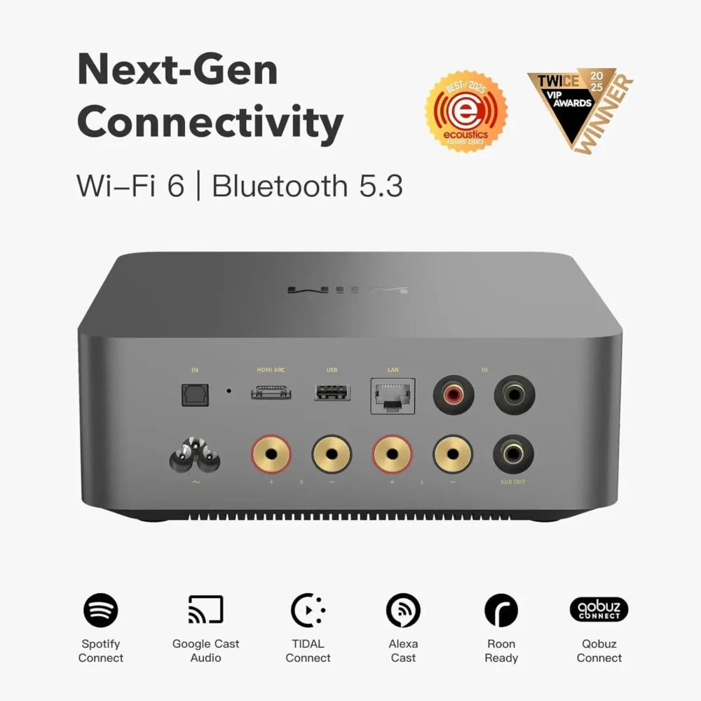 WiiM Amp Ultra je idealan izbor za korisnike koji traže vrhunski kvalitet zvuka i sveobuhvatno streaming iskustvo u elegantnom, all-in-one paketu. Prodaja u Artist d.o.o. prodavnicama Banja Luka, Sarajevo.
