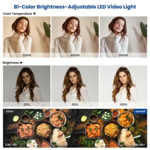 Neewer NL660, LED video svjetlo, studijska rasvjeta, komplet rasvjete, bi-color LED, rasvjeta za fotografiju, metalni LED panel, rasvjeta sa stalcima. Prodaja u Artist d.o.o. prodavnicama Banja Luka, Sarajevo