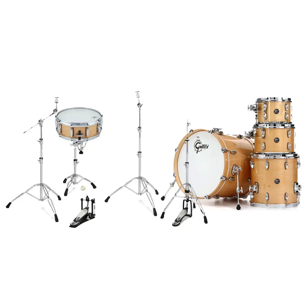 Gretsch Renown, javorov bubanj, set bubnjeva sa hardverom, Gretsch G5 hardware, Maple snare, profesionalni bubnjevi, Gretsch bubnjevi, Artist Bosna. Prodaja u Artist d.o.o. prodavnicama Banja Luka, Sarajevo.