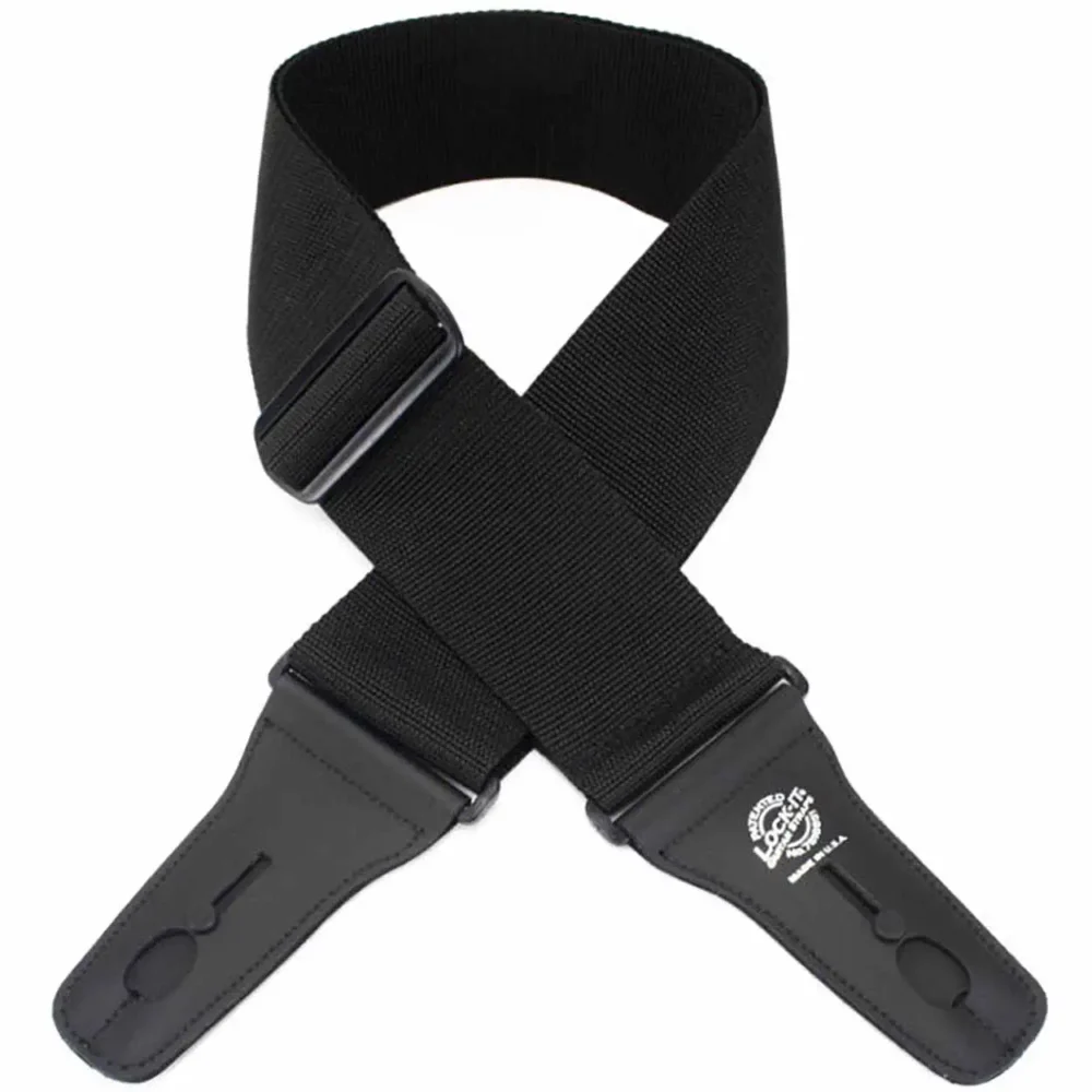 Lock-It Straps, kaiš za gitaru, remen za bas, Lock-It Poly Pro, crni kaiš za gitaru, strap lock sistem, oprema za gitaru, Artist Bosna. Prodaja u Artist d.o.o. prodavnicama Banja Luka, Sarajevo.