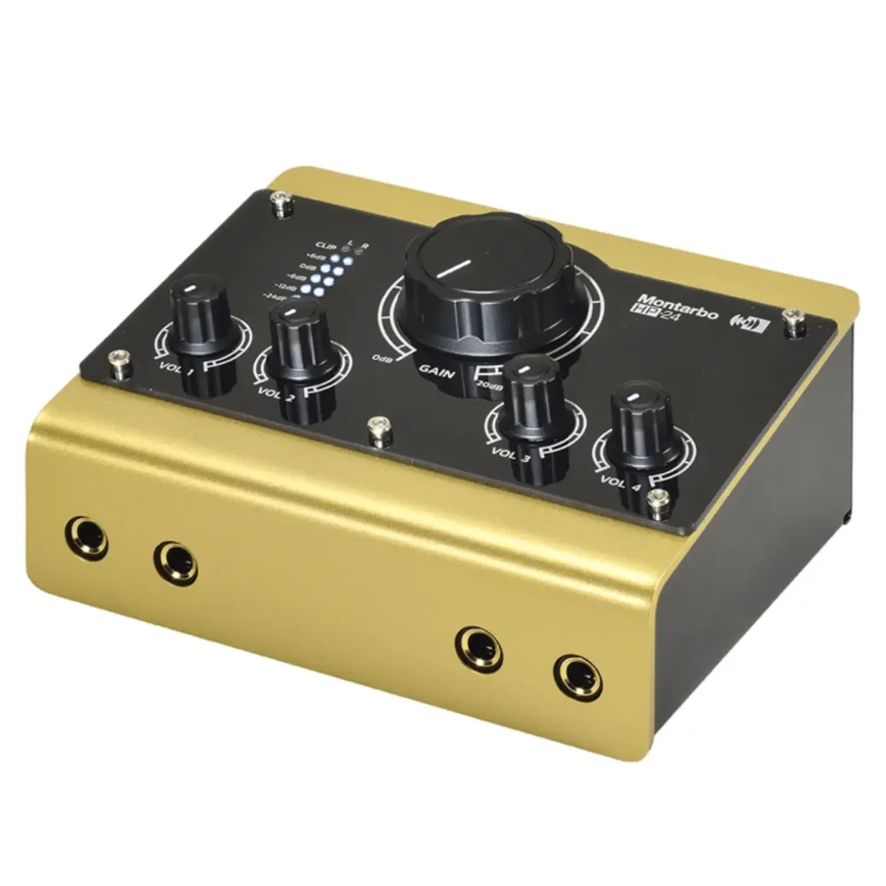 Montarbo HP-24, pojačalo za slušalice, headphone amp, četverokanalno pojačalo, studio monitoring, Montarbo Italija, oprema za studio, Artist Bosna. Prodaja u Artist d.o.o. prodavnicama Banja Luka, Sarajevo.