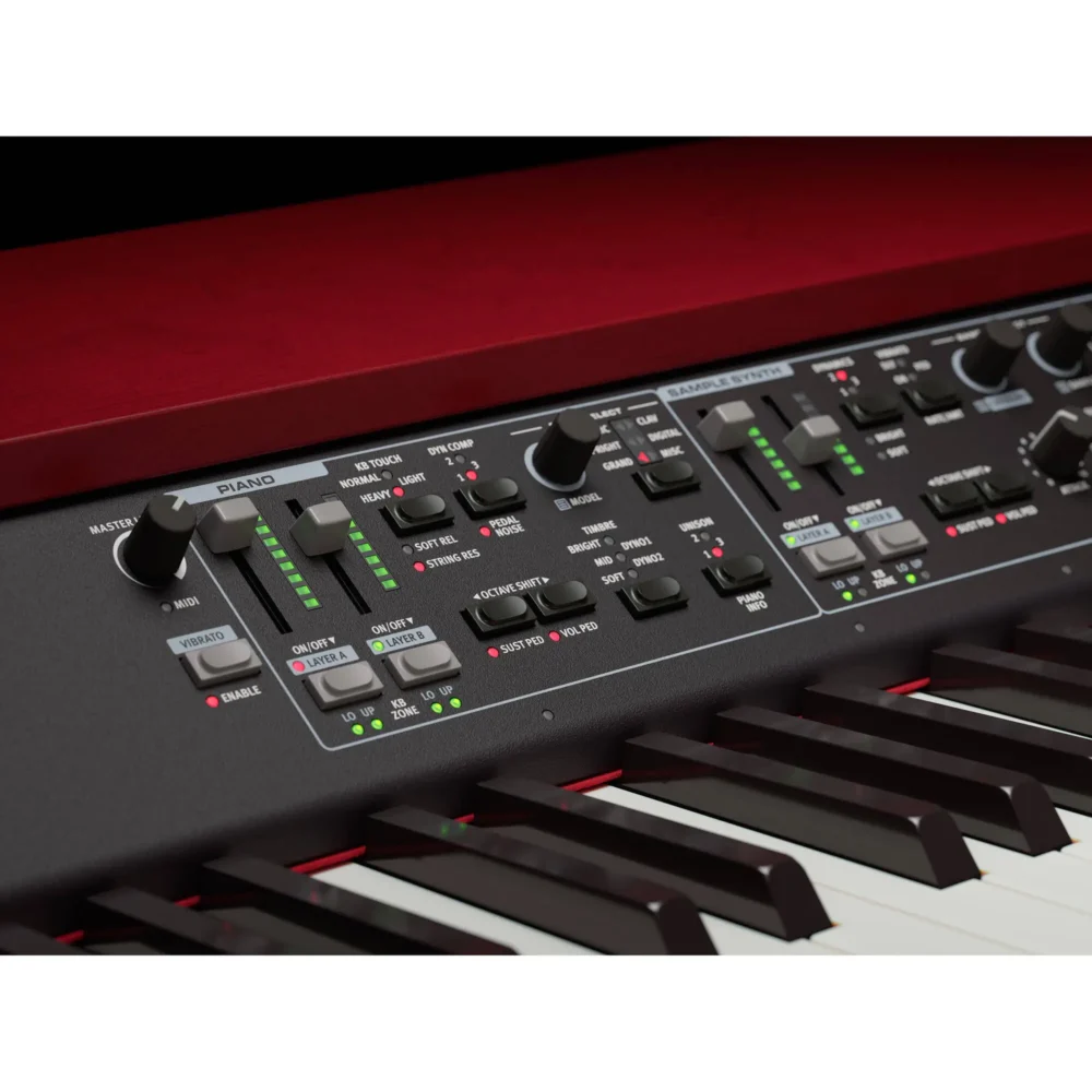 Nord Grand 2, digitalni klavir, stage piano, Nord klavijatura, Kawai hammer action, Nord Piano Library, profesionalni električni klavir, Nord Bosna, muzički instrumenti. Prodaja u Artist d.o.o. prodavnicama Banja Luka, Sarajevo.