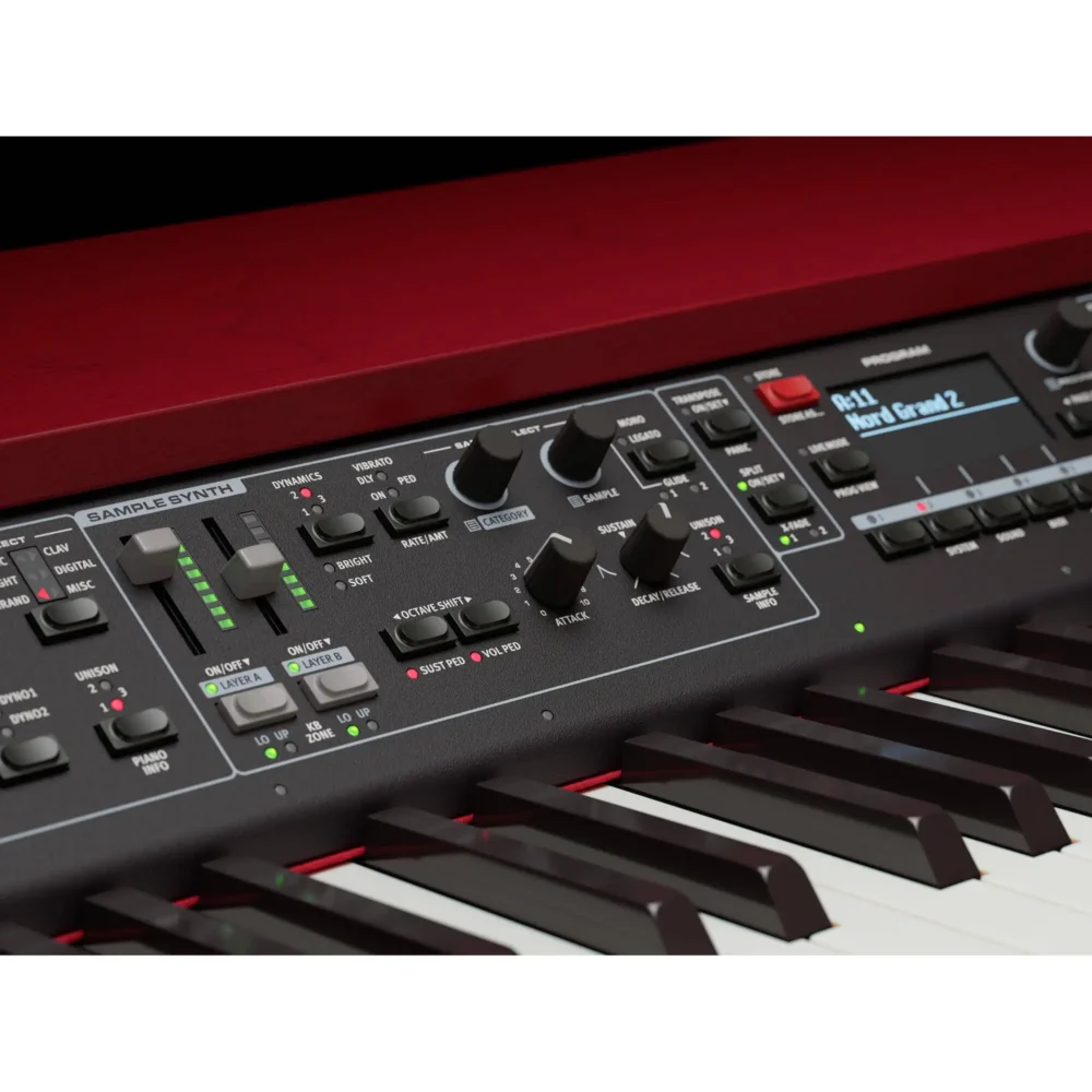 Nord Grand 2, digitalni klavir, stage piano, Nord klavijatura, Kawai hammer action, Nord Piano Library, profesionalni električni klavir, Nord Bosna, muzički instrumenti. Prodaja u Artist d.o.o. prodavnicama Banja Luka, Sarajevo.
