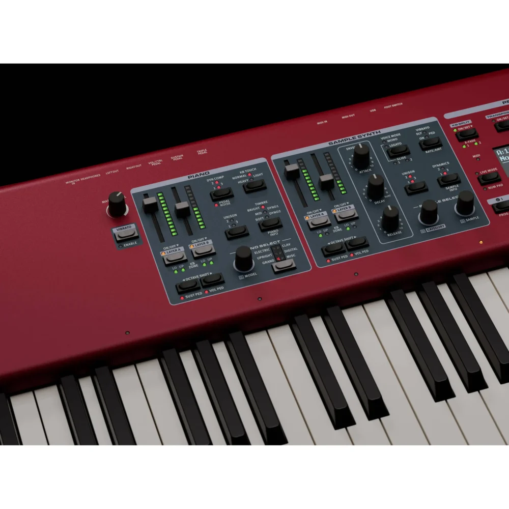 Nord Piano 6 73, digitalni klavir, stage piano, Nord klavijatura, prenosivi električni klavir, Nord Piano Library, 73 dirke, Triple Sensor klavir, Nord Bosna, muzička oprema. Prodaja u Artist d.o.o. prodavnicama Banja Luka, Sarajevo.