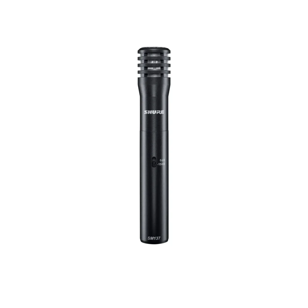 Shure SM137 kondenzatorski instrument mikrofon male dijafragme sa kardioidnom karakteristikom za studijsko i scensko snimanje. Prodaja Artist d.o.o. Banja Luka, Sarajevo