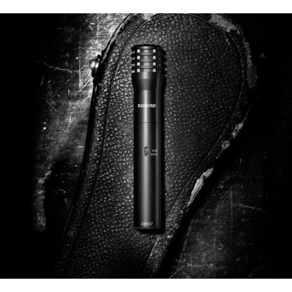 Shure SM137 kondenzatorski instrument mikrofon male dijafragme sa kardioidnom karakteristikom za studijsko i scensko snimanje. Prodaja Artist d.o.o. Banja Luka, Sarajevo