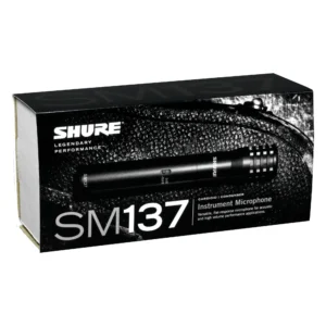 Shure SM137 kondenzatorski instrument mikrofon male dijafragme sa kardioidnom karakteristikom za studijsko i scensko snimanje. Prodaja Artist d.o.o. Banja Luka, Sarajevo