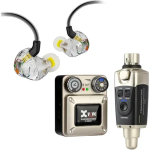 Xvive U45T9, bežični monitoring, in-ear monitoring sistem, Xvive T9 slušalice, 5.8 GHz monitoring, monitoring za pjevače, oprema za binu, bežične slušalice za muzičare. Prodaja u Artist d.o.o. prodavnicama Banja Luka, Sarajevo.