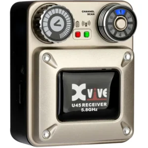 Xvive U45T9, bežični monitoring, in-ear monitoring sistem, Xvive T9 slušalice, 5.8 GHz monitoring, monitoring za pjevače, oprema za binu, bežične slušalice za muzičare. Prodaja u Artist d.o.o. prodavnicama Banja Luka, Sarajevo.