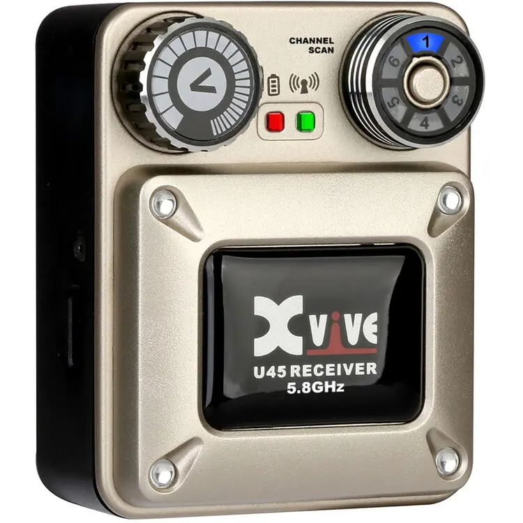 Xvive U45T9, bežični monitoring, in-ear monitoring sistem, Xvive T9 slušalice, 5.8 GHz monitoring, monitoring za pjevače, oprema za binu, bežične slušalice za muzičare. Prodaja u Artist d.o.o. prodavnicama Banja Luka, Sarajevo.