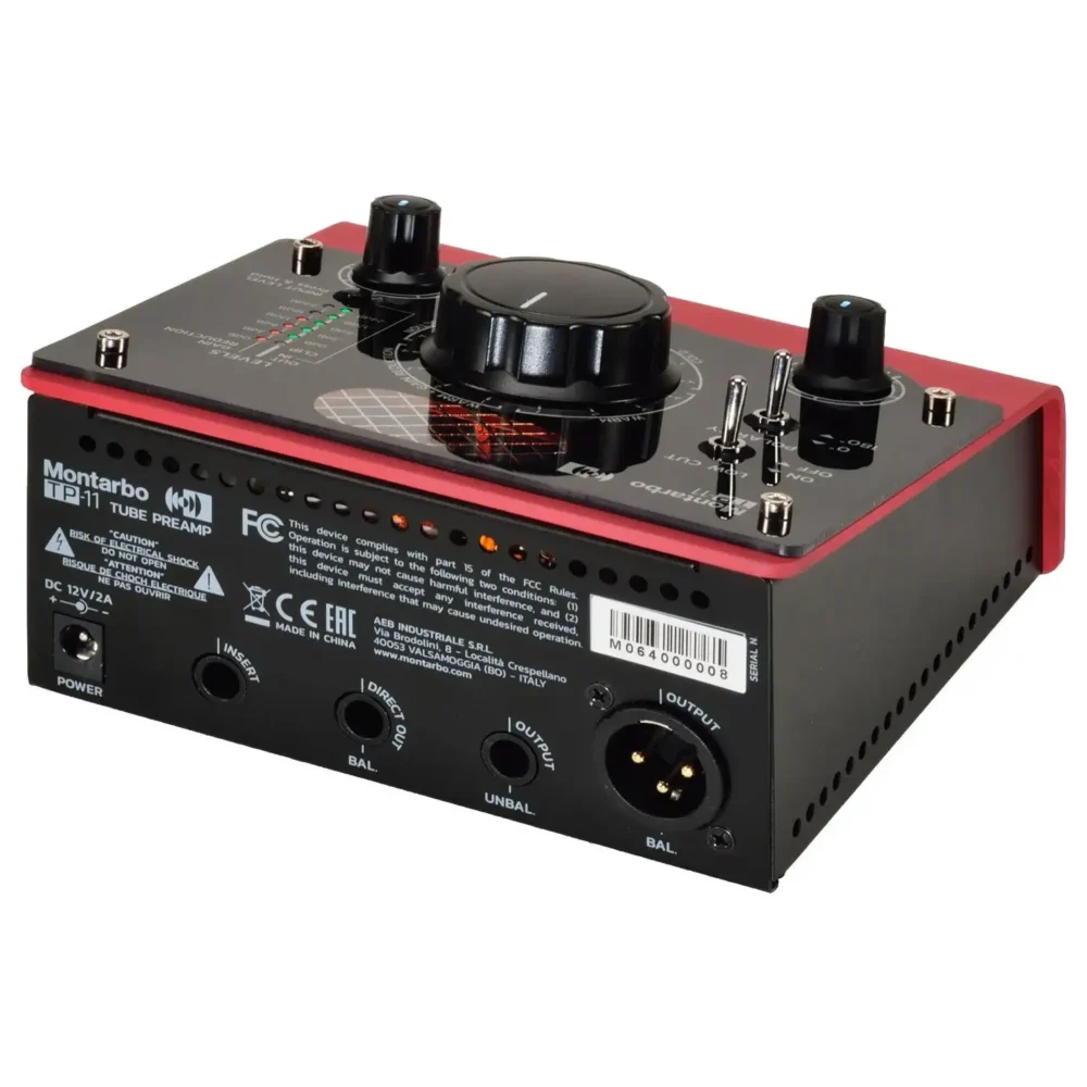 Montarbo TP-11, cijevno pretpojačalo, tube preamp, mikrofonsko pojačalo, studijska oprema, analogno pretpojačalo, Montarbo Italija, Artist Bosna. Prodaja u Artist d.o.o. prodavnicama Banja Luka, Sarajevo.