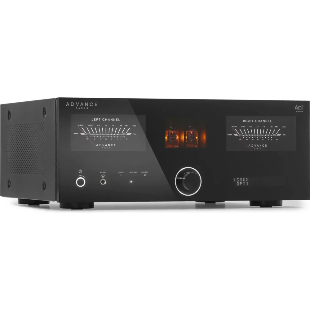 Advance Paris A10 APEX, hibridno pojačalo, integrisano pojačalo, ESS9018 DAC, ECC81 cijevi, HDMI eARC amp, hi-fi pojačalo, Artist d.o.o. Prodaja u Artist d.o.o. prodavnicama Banja Luka, Sarajevo.