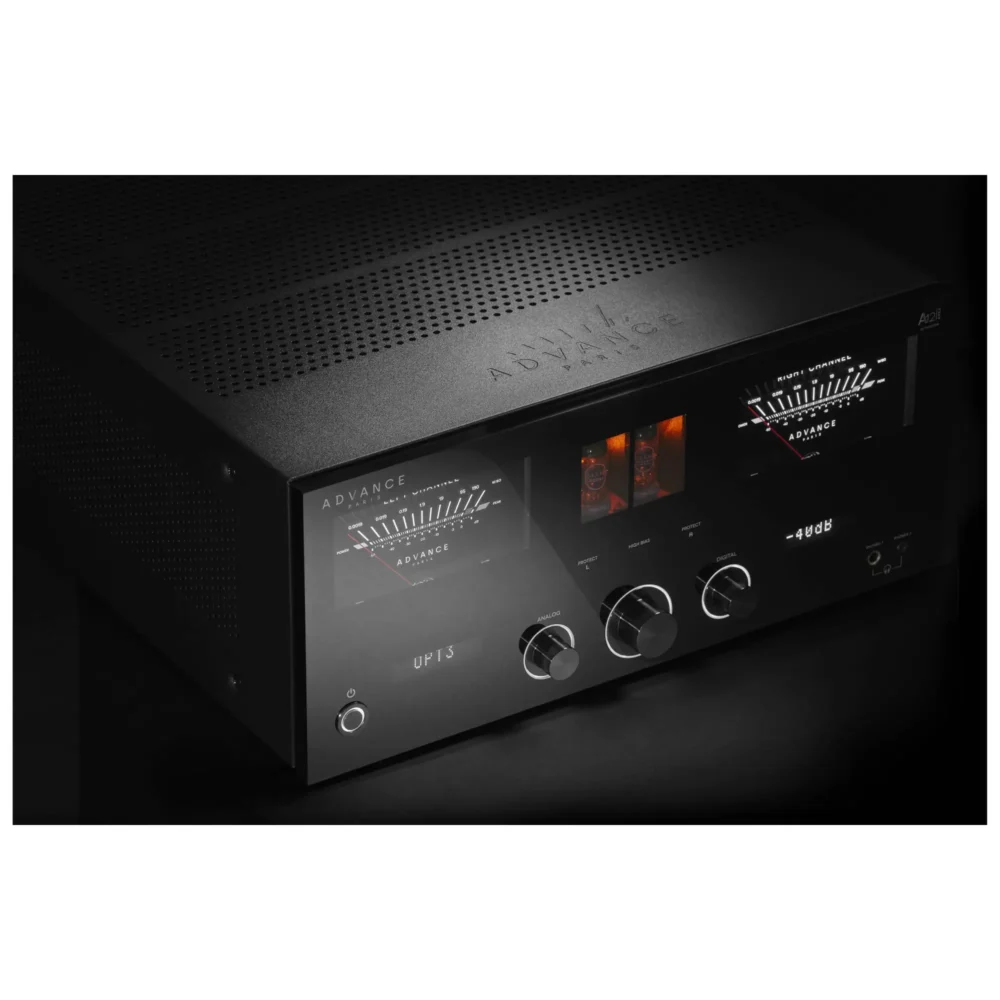 Advance Paris A12 APEX, hibridno pojačalo, integrisano pojačalo, tube amp, ESS Sabre 9039, HDMI eARC pojačalo, balansirano pojačalo, Artist d.o.o. Prodaja u Artist d.o.o. prodavnicama Banja Luka, Sarajevo.
