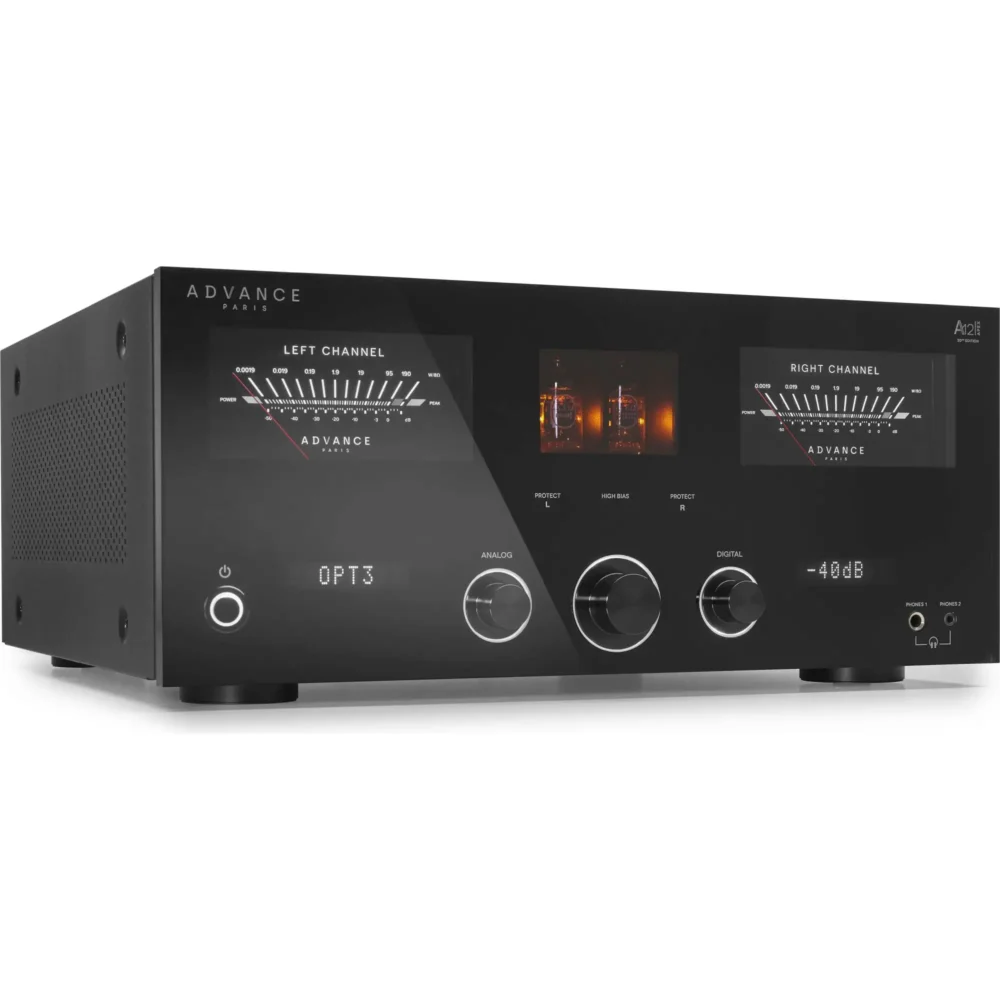 Advance Paris A12 APEX, hibridno pojačalo, integrisano pojačalo, tube amp, ESS Sabre 9039, HDMI eARC pojačalo, balansirano pojačalo, Artist d.o.o. Prodaja u Artist d.o.o. prodavnicama Banja Luka, Sarajevo.