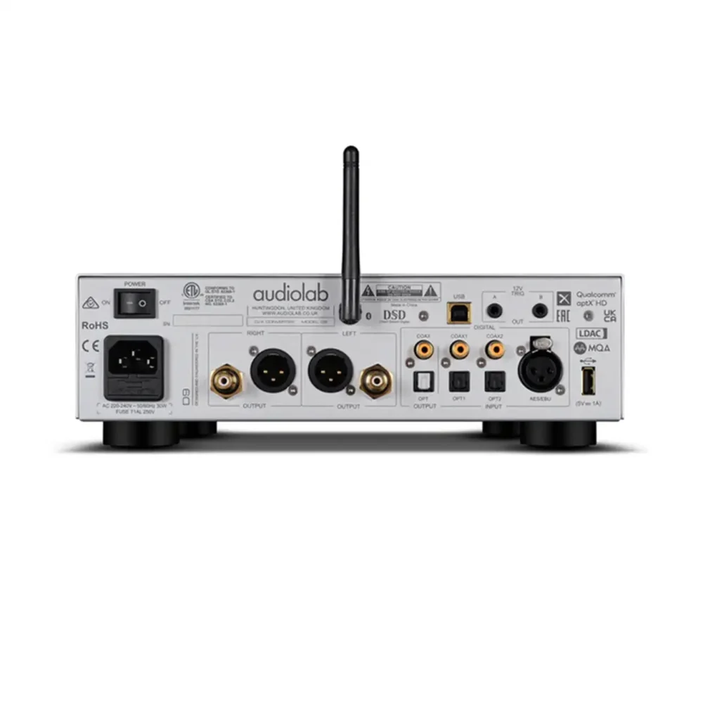 Audiolab D9, referentni DAC, ES9038PRO, USB pojačalo za slušalice, Hi-Res audio, MQA decoder, LDAC Bluetooth, balansirani XLR DAC, Artist d.o.o. Prodaja u Artist d.o.o. prodavnicama Banja Luka, Sarajevo.