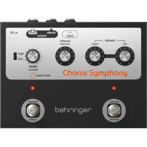 Behringer Chorus Symphony, analogna chorus pedala, vibrato pedala, BBD modulacija, Roland Jazz Chorus zvuk, gitarski efekti, Artist d.o.o. Prodaja u Artist d.o.o. prodavnicama Banja Luka, Sarajevo.