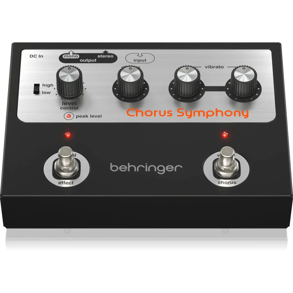 Behringer Chorus Symphony, analogna chorus pedala, vibrato pedala, BBD modulacija, Roland Jazz Chorus zvuk, gitarski efekti, Artist d.o.o. Prodaja u Artist d.o.o. prodavnicama Banja Luka, Sarajevo.