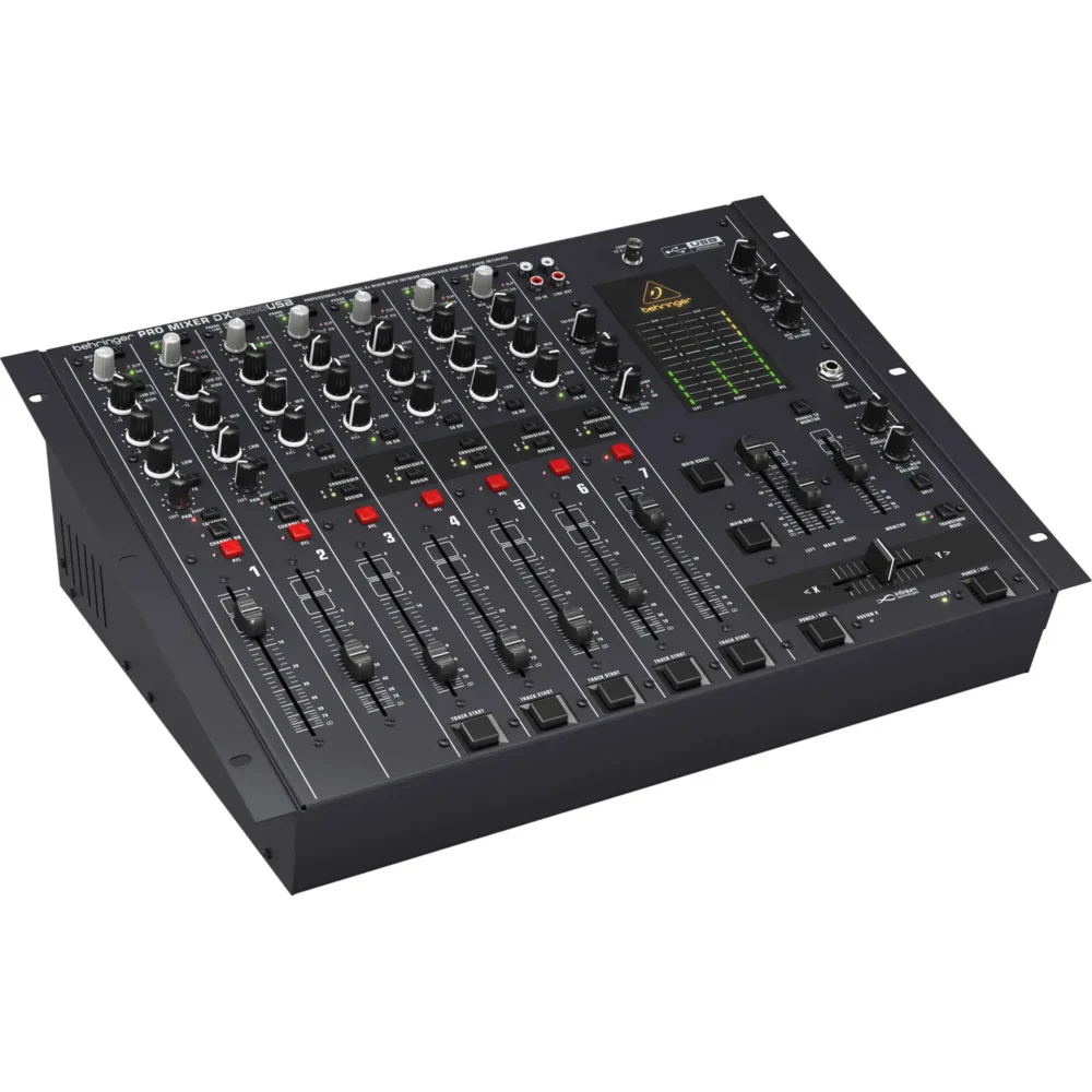 Behringer DX2000USB, DJ mikser, sedmokanalni mikser, Infinium crossfader, USB DJ mixer, rackmount mikser, DJ oprema, Artist d.o.o. Prodaja u Artist d.o.o. prodavnicama Banja Luka, Sarajevo.