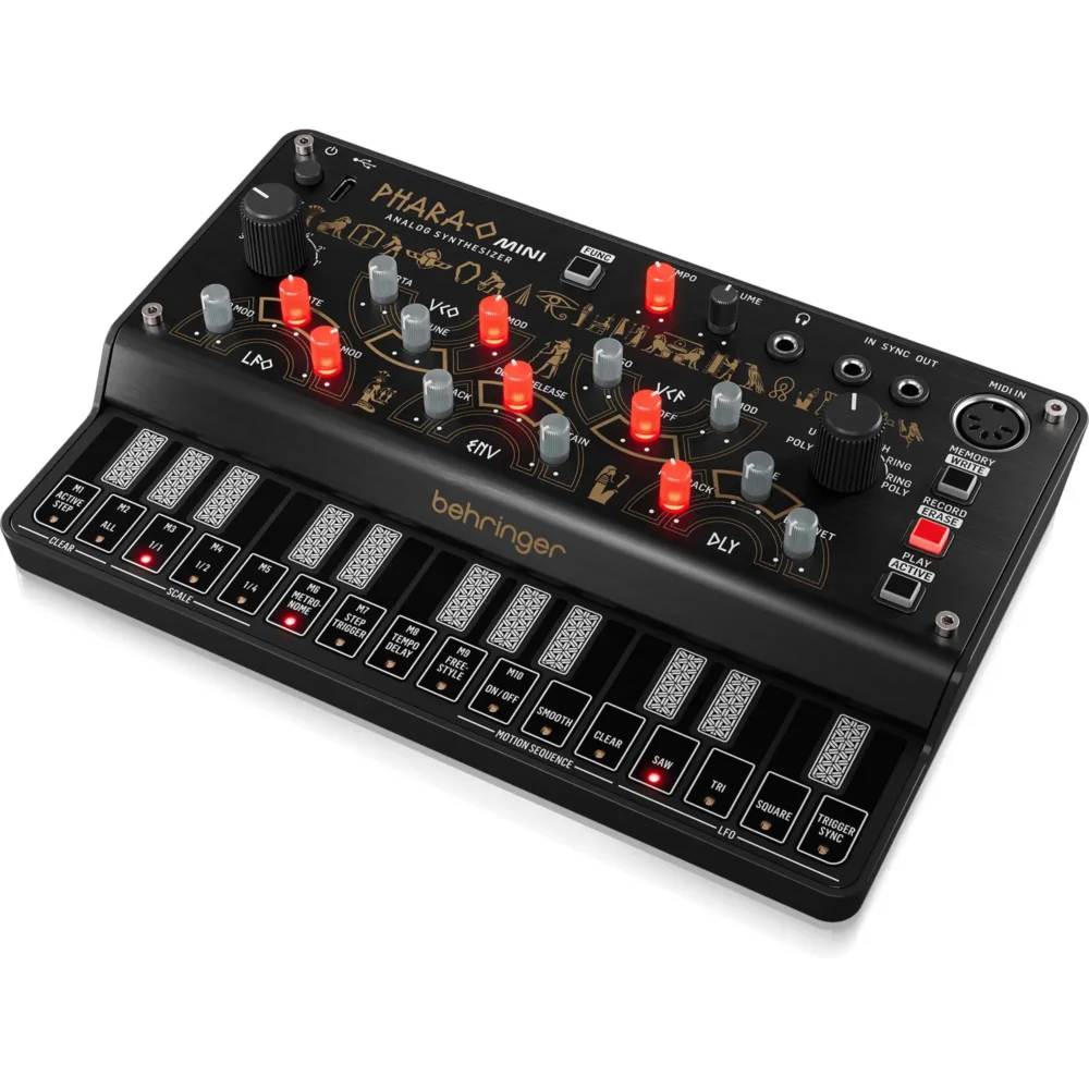 Behringer PHARA-O MINI, hibridni sintisajzer, prenosni synth, Korg Mini-700S klon, analogni VCO, ring modulator, sekvencer, Artist d.o.o. Prodaja u Artist d.o.o. prodavnicama Banja Luka, Sarajevo.