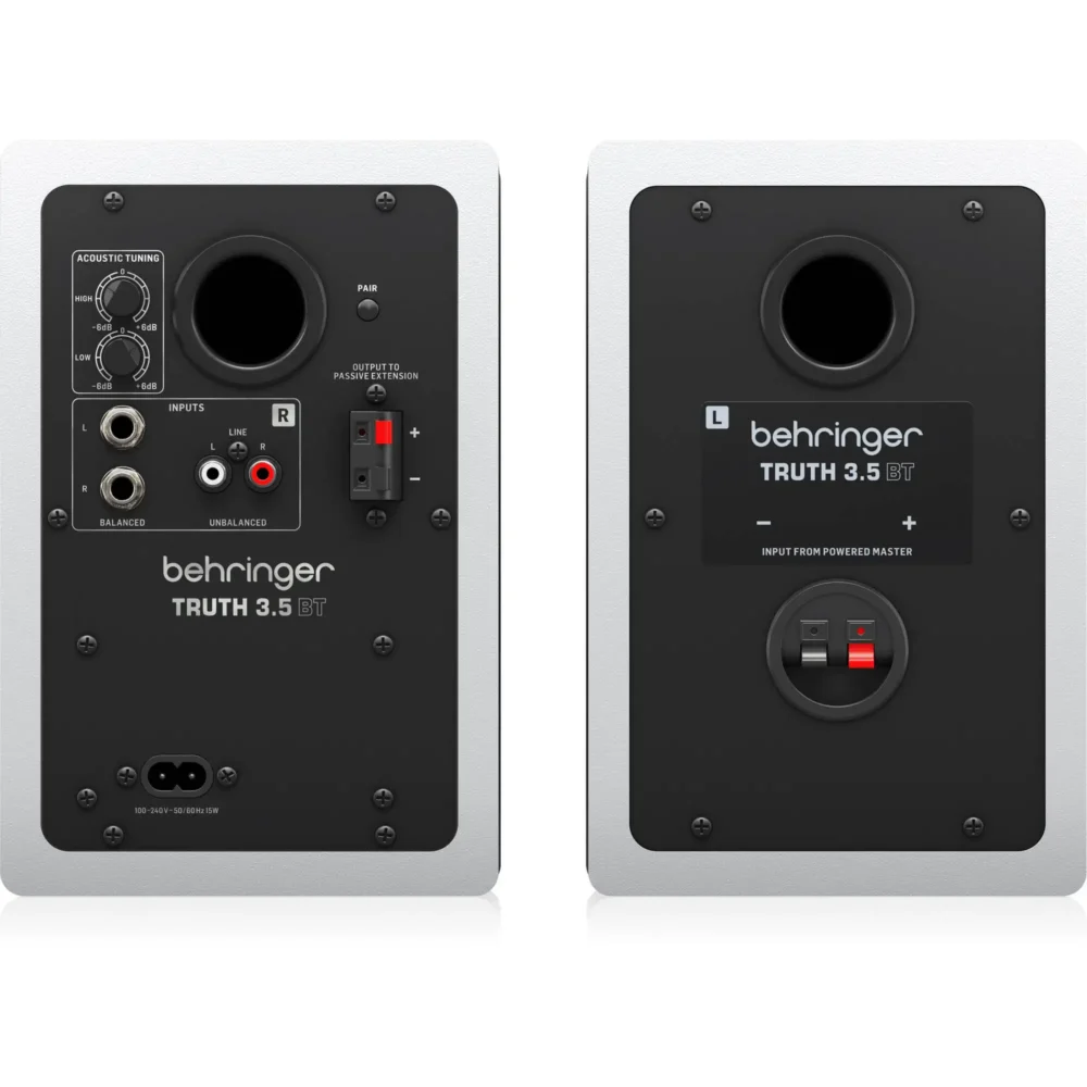 Behringer TRUTH 3.5 BT, studijski monitori, zvučnici sa Bluetoothom, kompaktni monitori, zvučnici za kompjuter, studijska oprema, Artist d.o.o. Prodaja u Artist d.o.o. prodavnicama Banja Luka, Sarajevo.