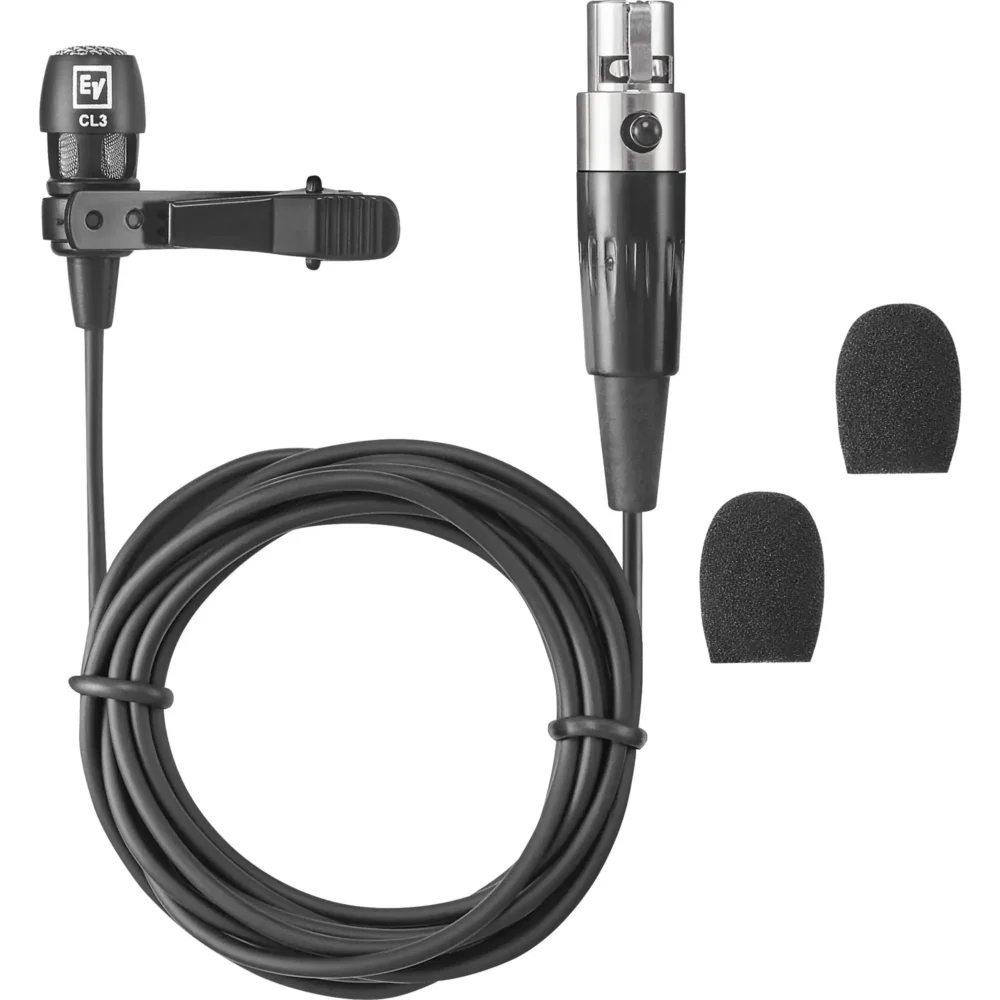 Electro-Voice RE3-ACC-CL3, bubica mikrofon, lavalier mikrofon, mikrofon za prezentacije, TA4F mikrofon, kardioidni mikrofon, EV audio, Artist d.o.o. Prodaja u Artist d.o.o. prodavnicama Banja Luka, Sarajevo.