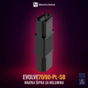 Electro-Voice EVOLVE70-90-PL-S, kratki stub za zvučnik, Evolve 70 pole, Evolve 90 pole, oprema za razglas, magnetni konektor, Artist d.o.o. Prodaja u Artist d.o.o. prodavnicama Banja Luka, Sarajevo.