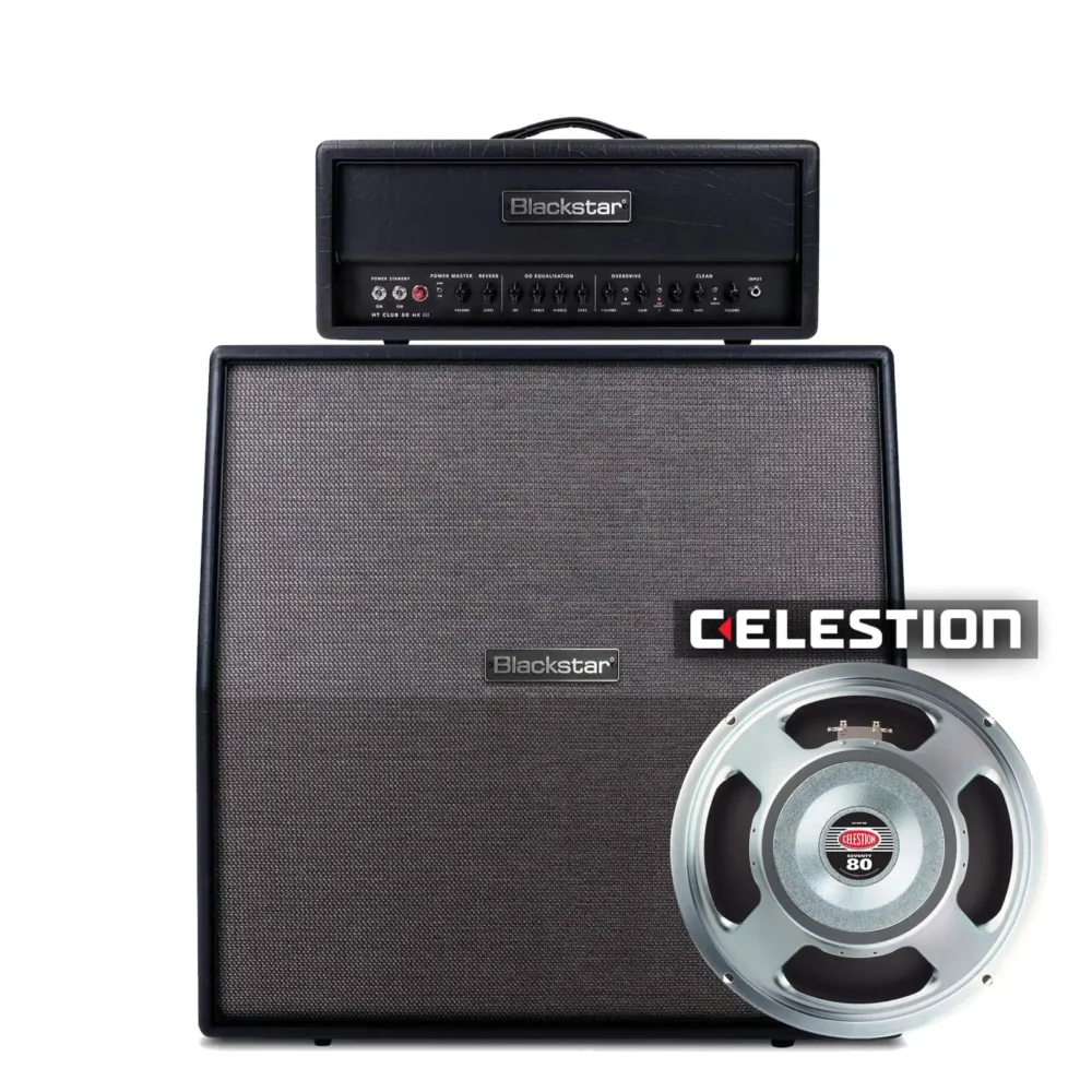 Blackstar HT Club 50H MK III, HTV-412A MK III, cijevno pojačalo, gitarski half stack, 4x12 kabinet, CabRig IR, ISF kontrola, Celestion Seventy-80 Prodaja u Artist d.o.o. prodavnicama Banja Luka, Sarajevo.