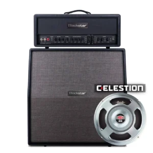 Blackstar dvokanalna HT STAGE 100 MK III cijevna glava u glasnom 4x 12" Half Stack kompletu Kombinacija 100W lampaške glave i zakošenog 4x 12" kabineta sa Celestion Seventy 80 zvučnicima za propisnu tutnjavu na bini