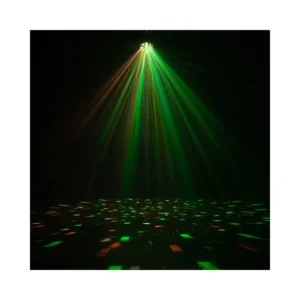 Eliminator Lighting Furious Three RG UV, party rasvjeta, 3-u-1 svjetlosni efekat, klupski laser, UV wash, LED moonflower, Artist d.o.o. Prodaja u Artist d.o.o. prodavnicama Banja Luka, Sarajevo.